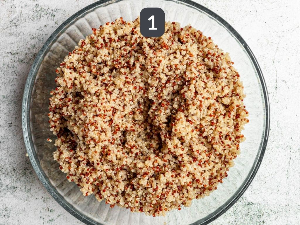 Quinoa Chickpea Salad with Cranberries